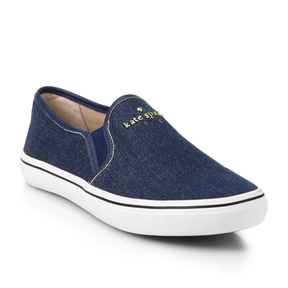 Kate Spade Sylist Denim Slip-On Sneakers - Picture 1 of 6